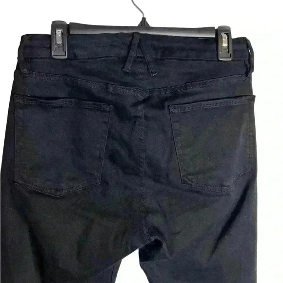 GOOD American Good Legs Crop in Black001 Skinny Jeans Size 12/31 - Picture 8 of 10
